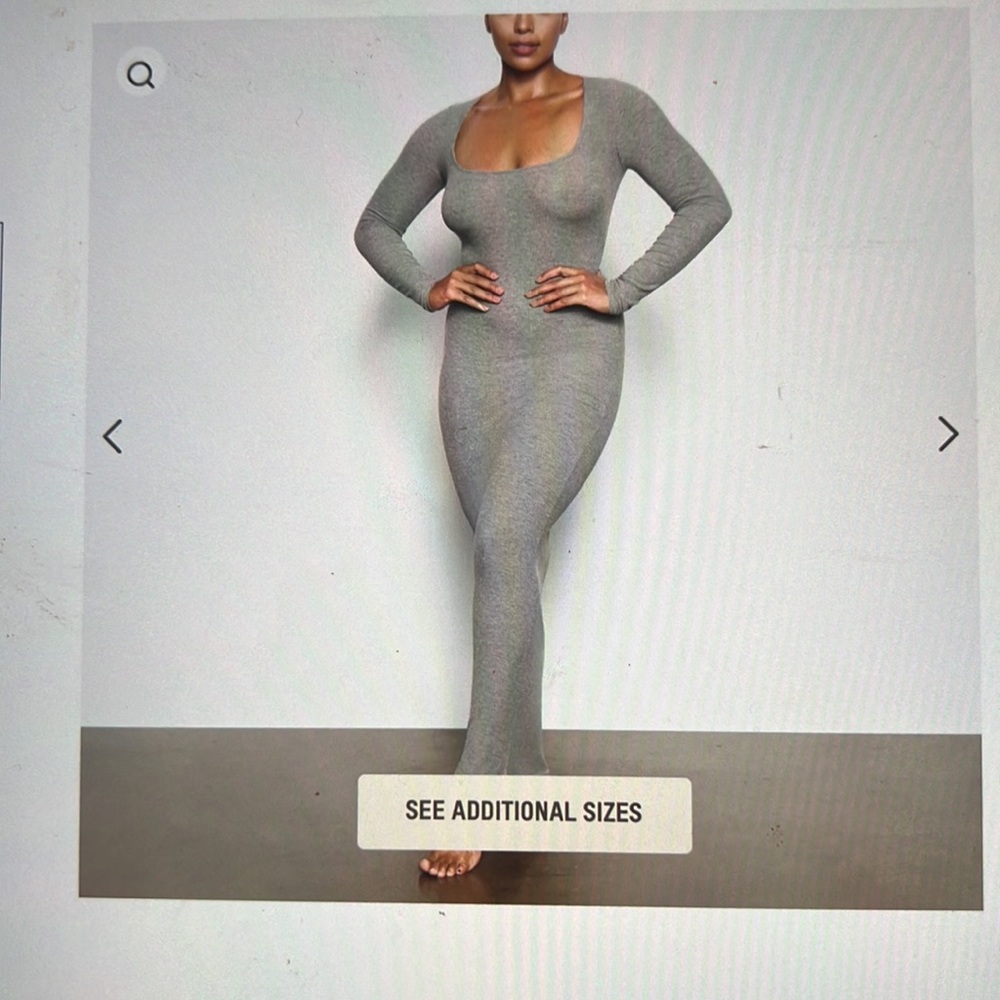 Soft lounge Long Sleeve Dress - Picture 3 of 4